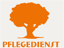 Tablet Screenshot of pflegedienst-lebensbaum.de